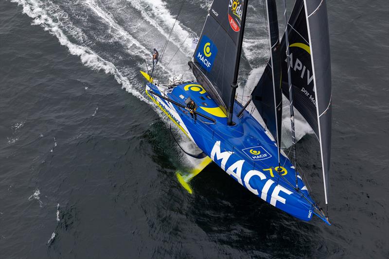 Charlie Dalin aboard MACIF Santé Prévoyance - 2024 Vendée Globe - photo © Jean-Marie Liot / Alea