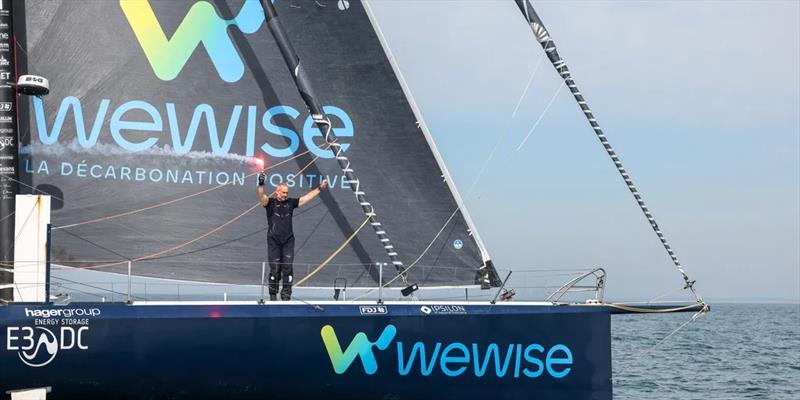 Fabrice Amedeo, skipper of Nexans - Wewise finishes 32nd in the Vendée Globe photo copyright Jean-Marie Liot / Alea taken at  and featuring the IMOCA class