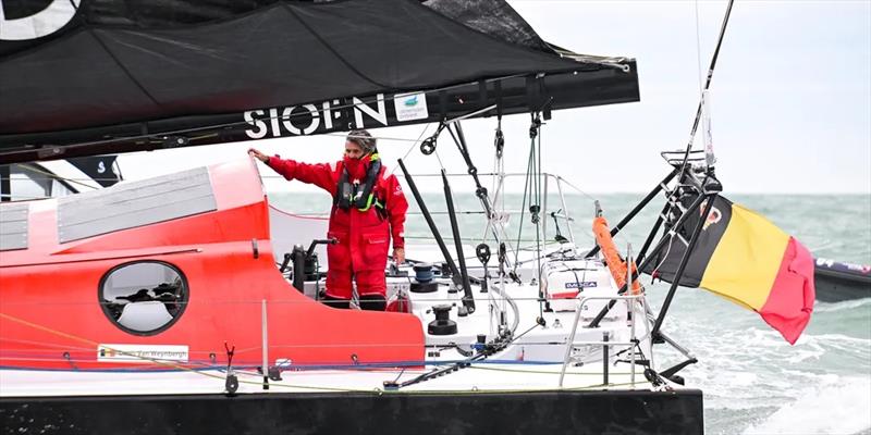 Denis Van Weynbergh, skipper of D'Ieteren Group - Vendée Globe 2024 photo copyright Vincent Curutchet / Alea taken at  and featuring the IMOCA class