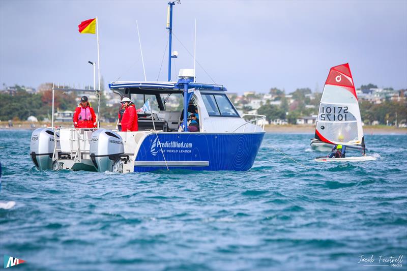 O'pen Skiff NZ Nationals - Manly SC - April 2024 - photo © Jacob Fewtrell Media