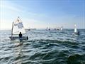 Out to sea during the NEYYSA Coaching at South Shields © NEYYSA