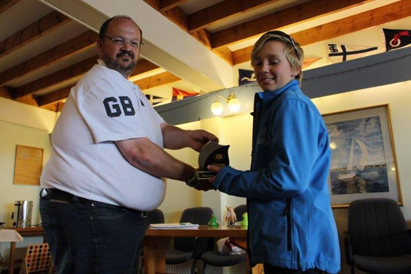 Calum Cook finishes 2nd in the main fleet in the Scottish Optimist ...