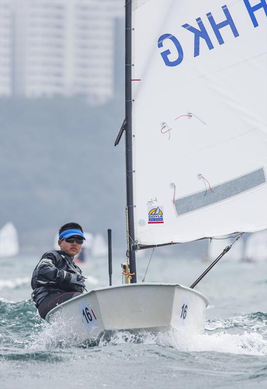 Hong Kong Race Week 2017 photo copyright Hong Kong Race Week / Guy Nowell taken at Royal Hong Kong Yacht Club and featuring the Optimist class