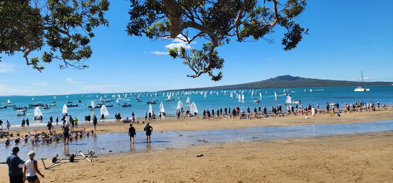 Day 2 - 2023 Toyota Optimist NZ Nationals - Wakatere BC  - photo © Tasman Rowntree, Wakatere BC