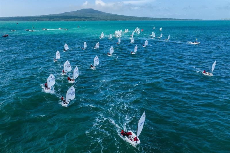 Day 4 - 2023 Toyota Optimist NZ Nationals - Wakatere BC - April 10, 2023 - photo © Adam Mustill