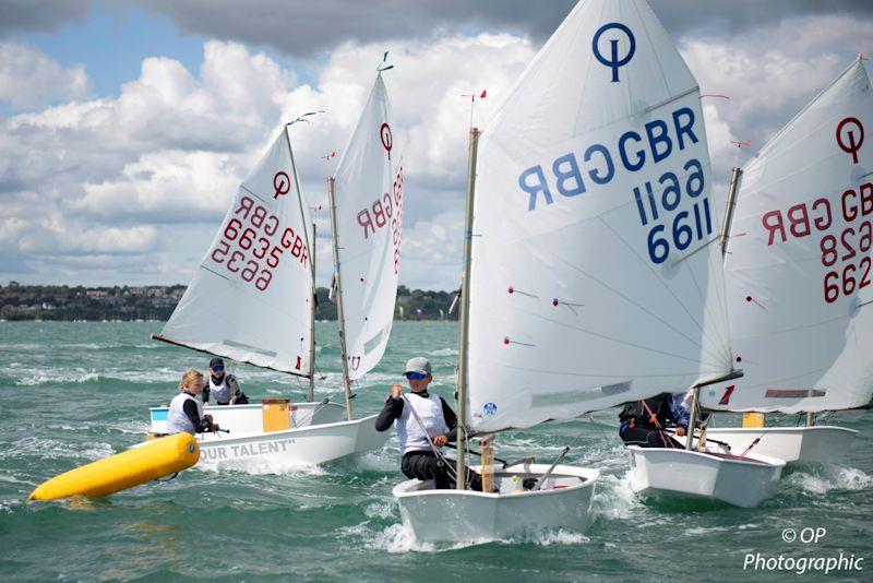 Optimist National Team Racing at Weymouth - photo © Paul Sanwell / OPP