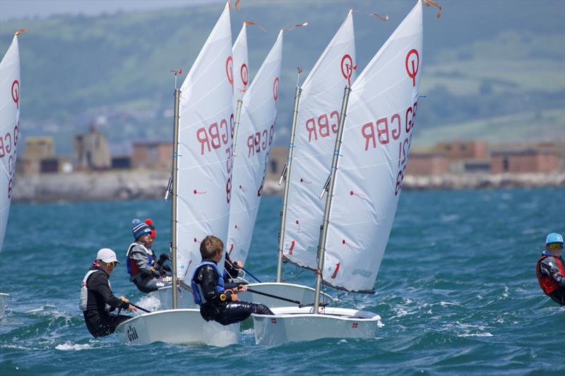 Gill IOCA Early Summer Championships at Weymouth photo copyright Fee Drummond taken at Weymouth & Portland Sailing Academy and featuring the Optimist class