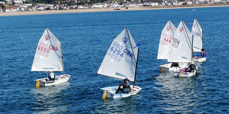 Carey Olsen Jersey Regatta 2024 - Class 9 start photo copyright Bill Harris taken at Royal Channel Islands Yacht Club and featuring the Optimist class