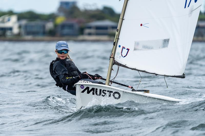 Cleo Paterson - Sail Melbourne 2024 photo copyright Beau Outteridge taken at Australian Sailing and featuring the Optimist class