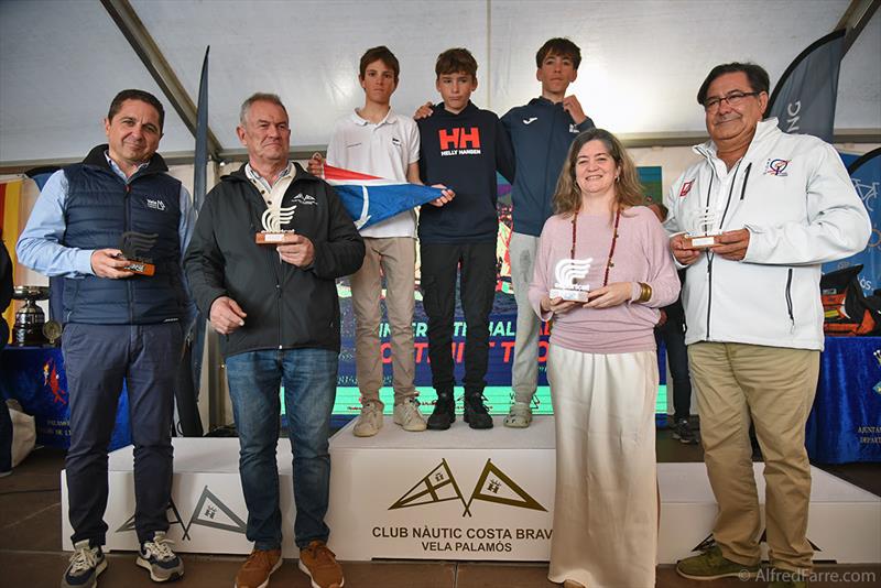 Spain wins the 19th Nations Cup - 35th Palamós Optimist Trophy 2025 photo copyright Alfred Farré taken at Club de Vela Palamos and featuring the Optimist class