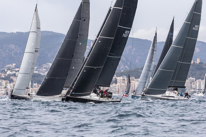 PalmaVela Offshore Race start - ORC 0-1 fleet photo copyright Laura G. Guerra / PalmaVela taken at Real Club Náutico de Palma and featuring the ORC class