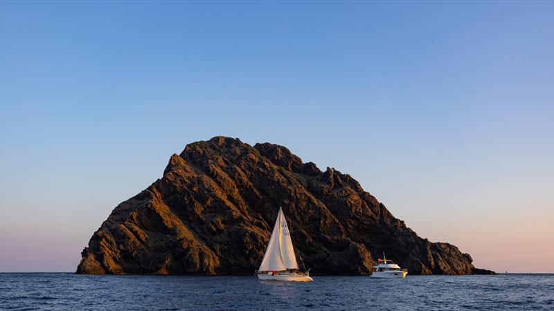 Rounding the dawn-kissed island of Jabuka - photo © Hrvoje Duvancic / regate.com.hr