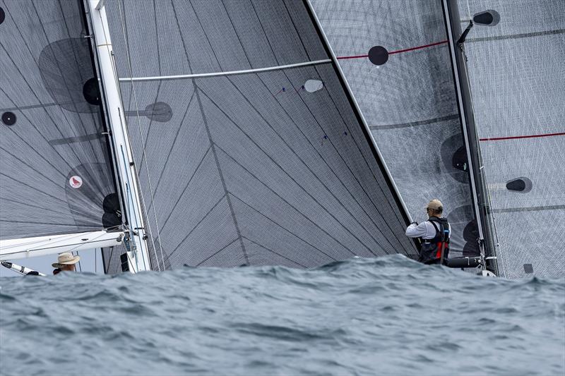 A wall of sails on the final day last year - Pantaenius Pittwater Regatta - photo © Andrea Francolini