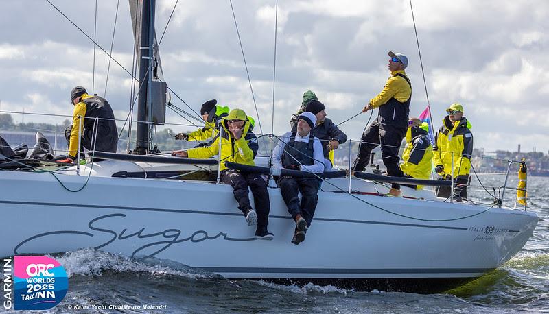 SUGAR focused into the finish for their first series win - 2025 Garmin ORC World Championship - photo © Mauro Melandri / Kalev Yacht Club