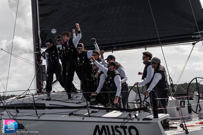 FORMULA X celebrating the win in the Long offshore race - 2025 Garmin ORC World Championship - photo © Jascha Kuphal / Kalev Yacht Club