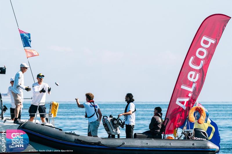 Refreshment delivery from A. Le Coq - 2025 Garmin ORC World Championship - photo © Janis Spurdzins / Kalev Yacht Club