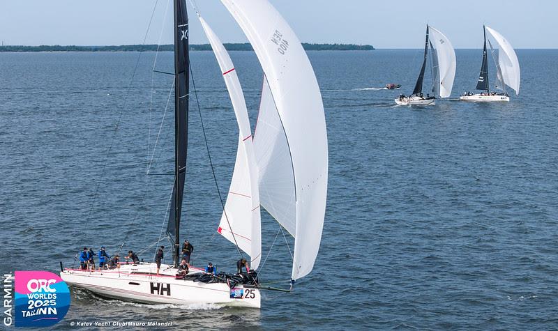 DIXI 5 taking the lead in Class B - 2025 Garmin ORC World Championship - photo © Mauro Melandri | Kalev Yacht Club