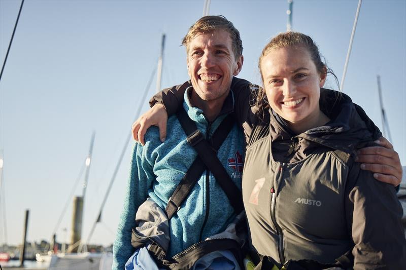Lina Rixgens and Sverre Reinke, a strong mixed offshore team sailing the Sun Fast 30 OD GAIA photo copyright Anne Beauge / LGL taken at Jachtclub Scheveningen and featuring the ORC class