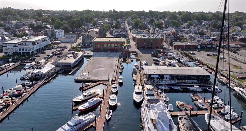 Casey's Marina, Newport, Rhode Island photo copyright Palm Beach Motor Yachts taken at  and featuring the  class