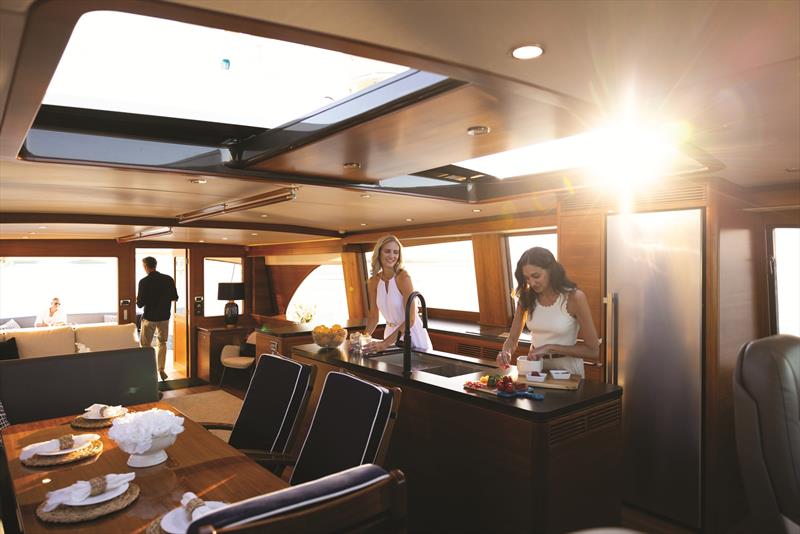 Palm Beach 85 - Salon - photo © Palm Beach Motor Yachts