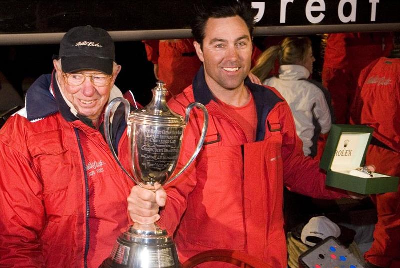 The late Robert Oatley and Mark Richards - photo © Palm Beach Motor Yachts