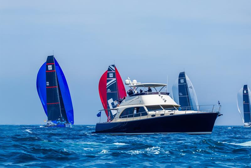 The Palm Beach 70 at the 52 Super Series photo copyright Palm Beach Motor Yachts taken at Real Club Náutico de Palma and featuring the  class