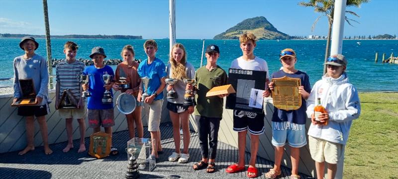 Trophy Winners - P class - 2024 Tauranga Cup, January 9, 2024, Tauranga - photo © Gary Smith