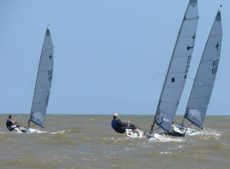 17 Phantoms for the Eastern Series event at Southwold photo copyright Cath Fox taken at Southwold Sailing Club and featuring the Phantom class