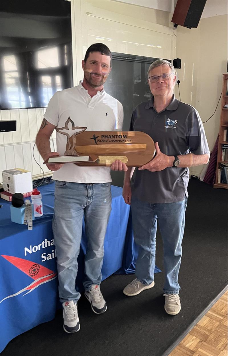 Adam Froggatt wins the Phantom Inlands and Midland Super Series at Northampton photo copyright Mike Webster taken at Northampton Sailing Club and featuring the Phantom class