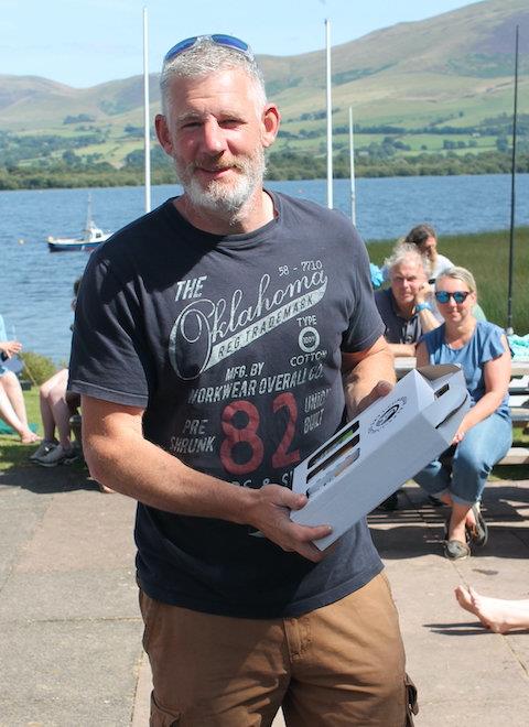 Wayne Fletcher wins the Phantom Northern Super Series event at Bassenthwaite photo copyright William Carruthers taken at Bassenthwaite Sailing Club and featuring the Phantom class