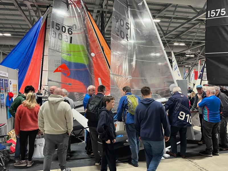 Phantom class stand at the RYA Dinghy & Watersports Show photo copyright Mike Webster & Andy Smith taken at RYA Dinghy Show and featuring the Phantom class