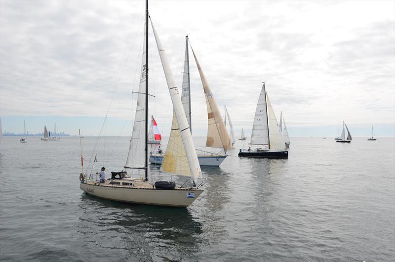 Singlehanders work to find good pressure at the Lake Ontario 300 Challenge - photo © Steve Singer