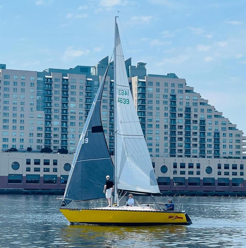 Hot Canary, Non-Spinnaker Class Winner - Philadelphia Cup Regatta photo copyright Nicole Feller-Johnson taken at Liberty Sailing Club and featuring the PHRF class