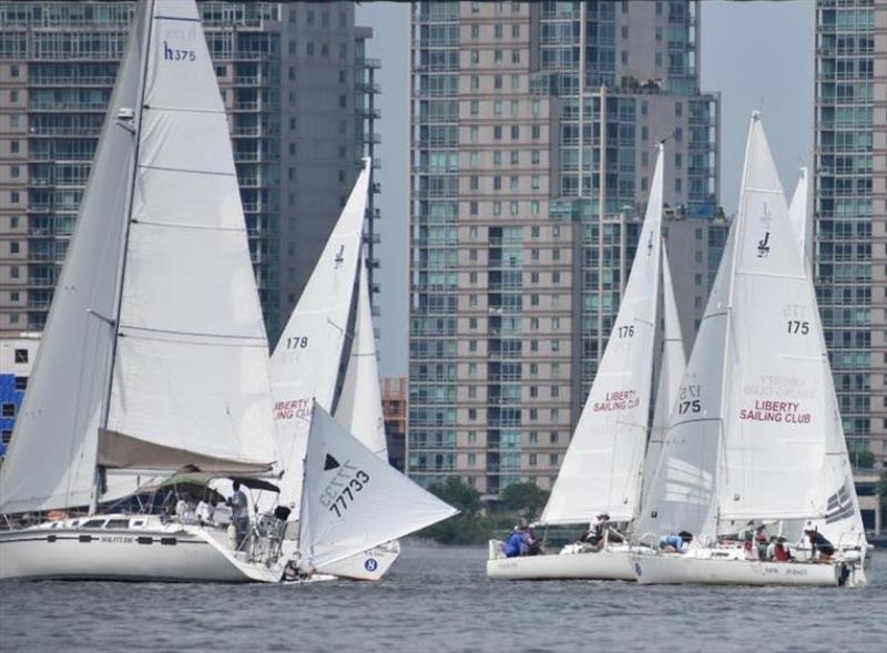 Sunfish Winner, Constance Meeks - Philadelphia Cup Regatta photo copyright Nicole Feller-Johnson taken at Liberty Sailing Club and featuring the PHRF class