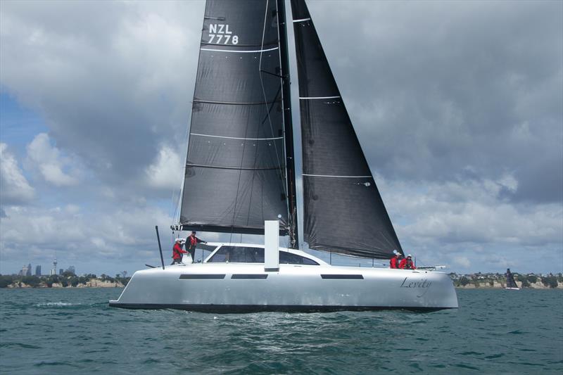 Levity - Second on line - 2024 Coastal Classic - October 25, 2024 photo copyright Richard Gladwell - Sail-World.com/nz taken at Wakatere Boating Club and featuring the PHRF class