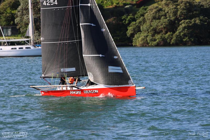 Angry Dragon - Bay of Islands Sailing Week - Bay of Islands, Northland NZ - January 2023 photo copyright Jacob Fewtrell Media taken at Bay of Islands Yacht Club and featuring the PHRF class