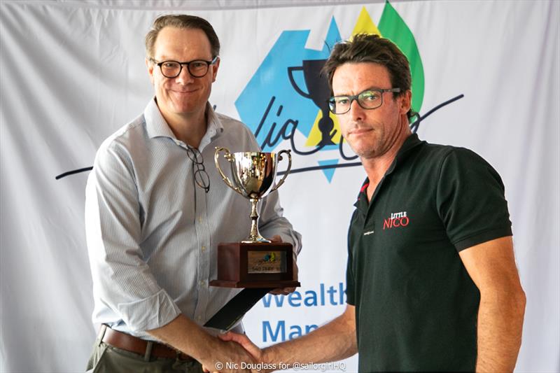 LGT Wealth Management Australia Cup - Mitch White accepting Little Nico's win on PHRF - photo © Nic Douglass for @sailorgirlHQ