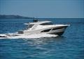 Engineering excellence. The Riviera 465 SUV is powered by twin Volvo Penta D8-IPS800s delivering 441 kW (600hp each).