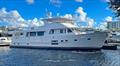 The new 830 Classic Motoryacht undergoing commissioning in Fort Lauderdale
