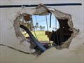 2017's Hurricane Irma caused severe damage to this sailboat