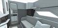 New Formula 360 Crossover Bowrider - Cabin with headunit