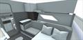 New Formula 360 Crossover Bowrider - Cabin lounge with sink