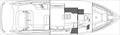 Formula 360 Crossover Bowrider - Cabin plan outline