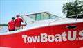 R to L: TowBoatUS Rocky Point and TowBoatUS Lake of the Woods owners Capt. Doug and Melanie Nelson