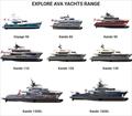 AvA Yachts range