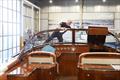 Mahogany above and teak below: the cockpit built, and its sole cured from raw and laid, all by hand