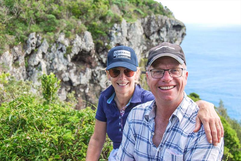 Jayne and Andrew Luxton photo copyright Riviera Australia taken at  and featuring the Power boat class