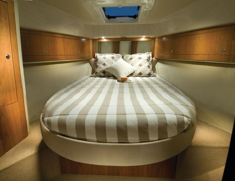 Master Stateroom of the Riviera 3600 Sport Yacht. - photo © Riviera Studio