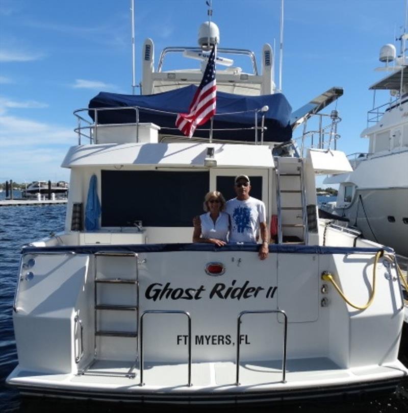 Rick and Michelle on Ghost Rider II, N50-21 photo copyright Pendana Blog, www.pendanablog.com taken at  and featuring the Power boat class