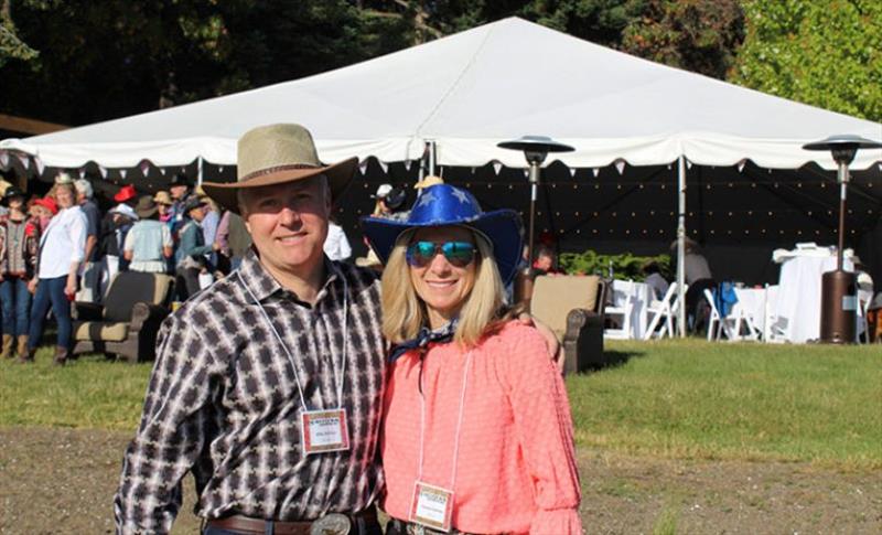 Mike and Diane Holmes attended Roche Harbor for the first time. - photo © Riviera Australia